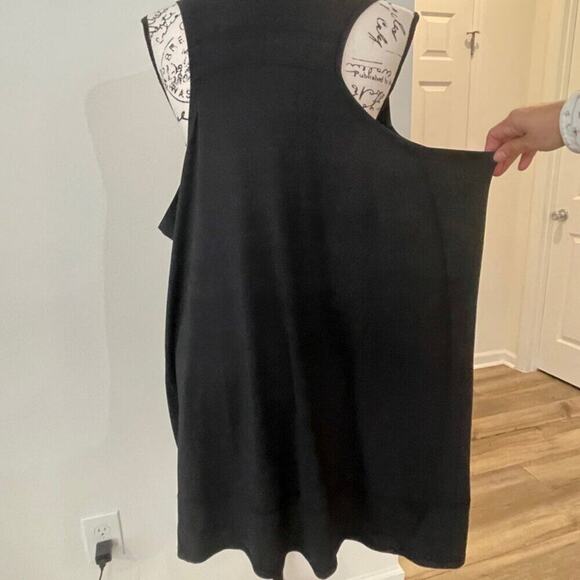ATHLETA MIDI TANK DRESS UPF 50 POCKETS BLACK SZ XXL TENNIS/PICKLEBALL NORMCORE - Picture 12 of 16